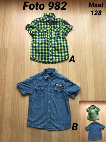 Blouse jongen zomer maat 128 blauw geel *foto 982* beschikbaar voor biedingen
