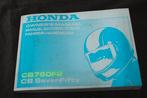 Honda CB750 CB Seven Fifty 1996 motorcycle owner's manual, Ophalen of Verzenden, Honda