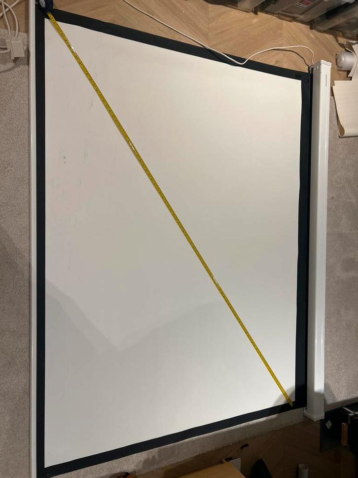 Projecta Projectorscherm, Audio, Tv en Foto, Projectieschermen, Gebruikt, Elektrisch, Ophalen