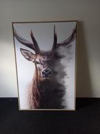 Groot canvas  Hert  Nieuw, Ophalen, Nieuw, 125 cm of meer, Schilderij