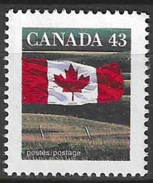 Canada 1992 - Yvert 1298 - Canadese vlag en de prairie (ZG), Postzegels en Munten, Postzegels | Amerika, Postfris, Noord-Amerika