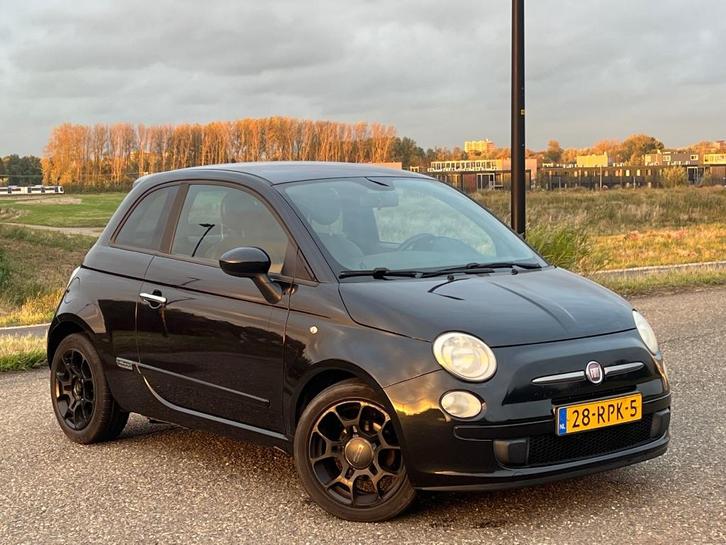 Fiat 500 0.9 Twinair 2011 Zwart Nieuw APK, Auto's, Fiat, Particulier, ABS, Airbags, Airconditioning, Alarm, Boordcomputer, Centrale vergrendeling
