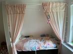 Roze gordijnen 200x220, Huis en Inrichting, Overige kleuren, 200 cm of meer, Ophalen of Verzenden, Zo goed als nieuw