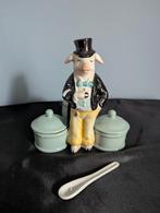 Mosterd, zout , peper stel naar Meissen model, Ophalen of Verzenden, Zo goed als nieuw