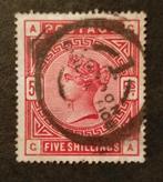 ENGELAND - Victoria 1884 5 Sh. rosalila Mi83a bpp, Ophalen of Verzenden, Gestempeld