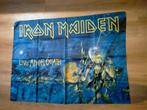 Iron Maiden live after death 2005 muziek metal logo vlag, Ophalen of Verzenden, Zo goed als nieuw