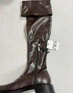 Zara Lange hoge lange laars laarzen NIEUW 37 bruin met rits, Hoge laarzen, Bruin, Zara, Nieuw