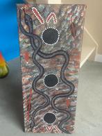Schilderij aboriginal art, Antiek en Kunst, Kunst | Niet-Westerse kunst, Ophalen of Verzenden
