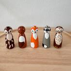 Herfst pegdolls set van 5 bosdieren, Kinderen en Baby's, Ophalen of Verzenden, Nieuw, Overige typen