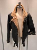 Originele Pall Mall lammy coat pilotenjas - heren maat L, Kleding | Heren, Maat 52/54 (L), Zwart, Pall Mall, Ophalen of Verzenden