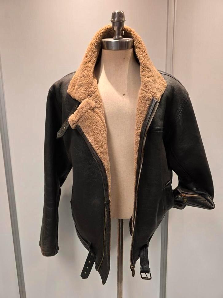 Originele Pall Mall lammy coat pilotenjas - heren maat L, Kleding | Heren, Jassen | Winter, Zo goed als nieuw, Maat 52/54 (L)