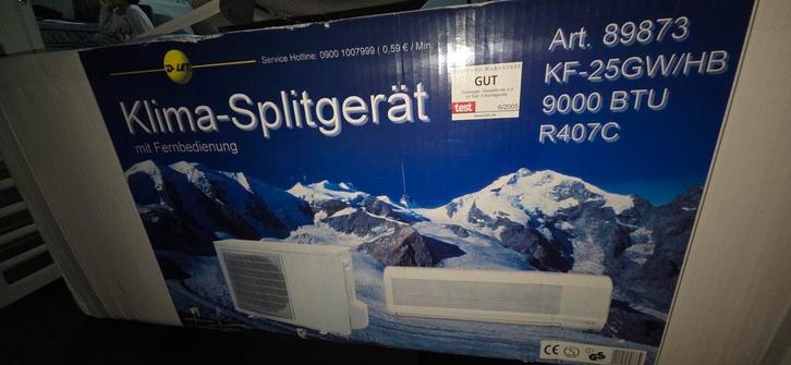 Nieuwe Klima-Splitgerät KF-25GW/HB 9000 BTU, Witgoed en Apparatuur, Airco's, Nieuw, Wandairco, Minder dan 60 m³, Koelen en Ontvochtigen