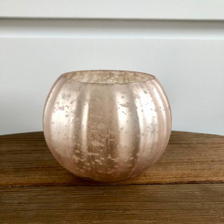 Riverdale Waxinelicht - Roze Sfeerlicht, Huis en Inrichting, Woonaccessoires | Kandelaars en Kaarsen, Nieuw, Kandelaar, Minder dan 25 cm