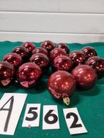 Kerstballen bordeaux rood 16 stuks, [a562], Diversen, Kerst, Ophalen of Verzenden