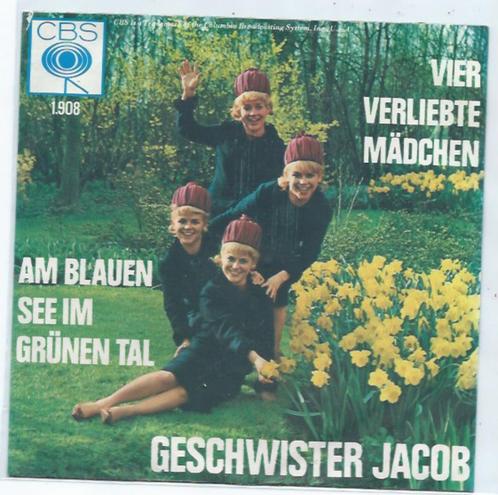 Geschwister Jacob- Vier verliebte Madchen, Cd's en Dvd's, Vinyl Singles, Zo goed als nieuw, Pop, Verzenden