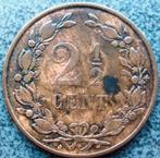 Mooie halve stuiver - 2 1/2 cent 1881., Verzenden, Koning Willem III, Overige waardes, Losse munt