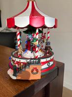 Kerst draaimolen met licht en muziek, Ophalen of Verzenden, Gebruikt