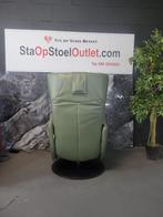 Sta op stoel Prominent Sorisso Eucalyptus Groen, Huis en Inrichting, Fauteuils, Minder dan 75 cm, Leer, Ophalen of Verzenden, Zo goed als nieuw