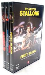 Rambo First Blood + First Blood  II  +First Blood Part III, Vanaf 16 jaar, Boxset, Actiethriller, Ophalen of Verzenden