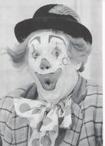 Pipo de Clown ansichtkaart naar foto 1960 Dirk de Herder, Verzenden, 1980 tot heden, Ongelopen, Sterren en Beroemdheden