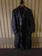 Zware lange lederen motor/bromfiets jas., Ophalen of Verzenden, Huis en Inrichting