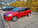 Renault Clio TCe 90pk 2019 Rood zeer netjes, 44k km!, Auto's, Renault, Voorwielaandrijving, 898 cc, Stof, Zwart