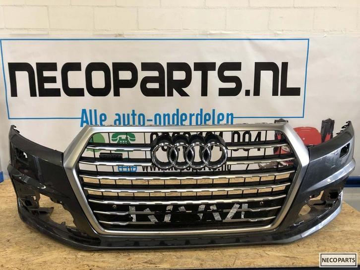 Audi Q7 SQ7 4M 4M0 s-line voorbumper grill 4M0807096A, Auto-onderdelen, Carrosserie en Plaatwerk, Bumper, Audi, Voor, Gebruikt