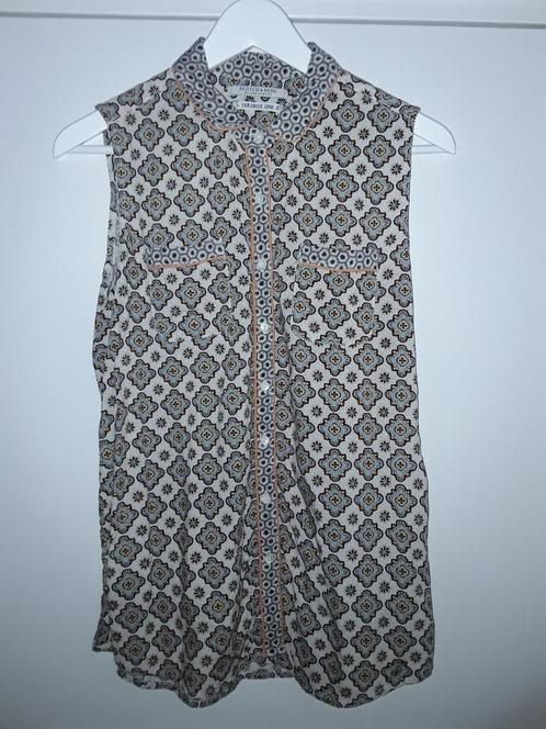 Scotch & Soda Beige Blouse/Top Met Knoopjes Maat 1 = Maat S, Kleding | Dames, Blouses en Tunieken, Zo goed als nieuw, Maat 36 (S)