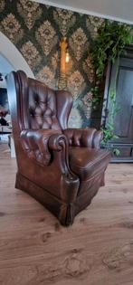 Chesterfield fauteuil Wingback King Oorfauteuil relaxedstoel, Huis en Inrichting, Fauteuils, Ophalen of Verzenden, Zo goed als nieuw