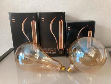 3x ETH Flame Dimmable XXL Lampen beschikbaar voor biedingen