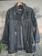 Zwarte denim jas Amy & Ivy Amsterdam - Maat S, Zwart, Ophalen of Verzenden, Zo goed als nieuw, Jasje
