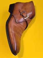 Santoni half hoog schoene met gesp en cognac kleur  42, Overige kleuren, Verzenden, Santoni, Gespschoenen