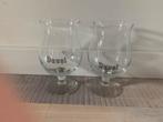 2x duvel glazen, Ophalen of Verzenden, Zo goed als nieuw, Glas of Glazen, Duvel