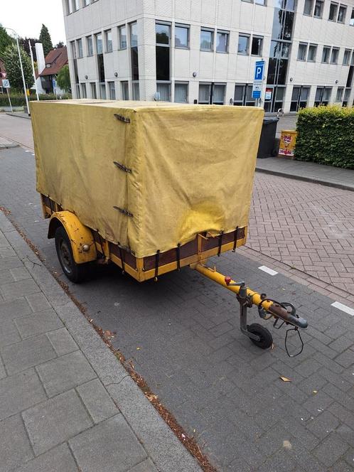 aanhanger, één-asser, 220x120cm (140cm met wielen), Auto diversen, Aanhangers en Bagagewagens, Gebruikt, Ophalen