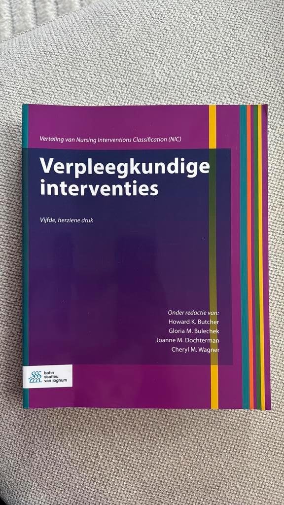 Verpleegkundige interventies, Boeken, Wetenschap, Zo goed als nieuw, Sociale wetenschap, Ophalen of Verzenden