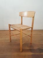 Vintage Deense J39 stoelen van Børge Mogensen, Ophalen, Gebruikt, Bruin, Hout