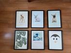Ingelijste posters 6x - 20 bij 30 cm, Minder dan 50 cm, Ophalen of Verzenden, Zo goed als nieuw, Foto of Poster