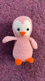 Roze pinguin gehaakt, Ophalen of Verzenden, Zo goed als nieuw, Haken, Overige typen