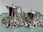 Verzilverde theepot Set, Antiek en Kunst, Antiek | Goud en Zilver, Ophalen of Verzenden, Zilver
