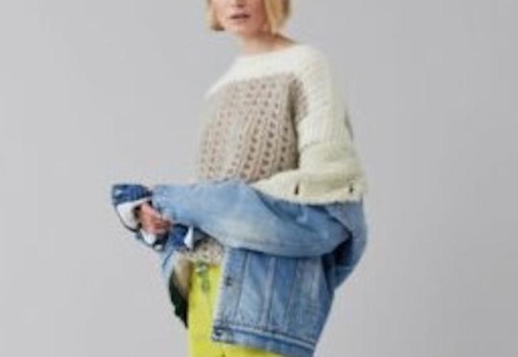 SALE CLOSED prachtige trui mt S(M) alpaca/mohairmix ZGAN, Kleding | Dames, Truien en Vesten, Zo goed als nieuw, Maat 36 (S), Beige