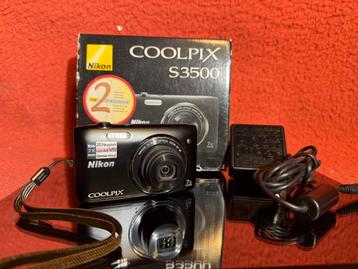 Nikon Coolpix S3500 – Compactcamera met 20.1 MP beschikbaar voor biedingen