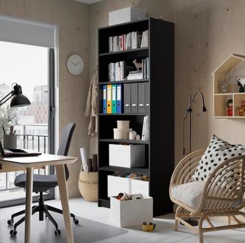 GEZOCHT: Ikea Billy boekenkast, zwart, 40cm diep - afbeelding 1