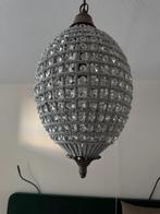 Kristallen hanglamp, Ophalen of Verzenden, Zo goed als nieuw, Glas, Minder dan 50 cm