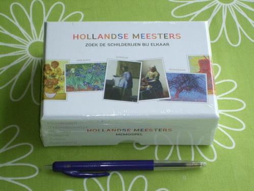 Nieuw in seal: Hollandse meesters - memospel, Hobby en Vrije tijd, Gezelschapsspellen | Overige, Nieuw, Een of twee spelers, Drie of vier spelers
