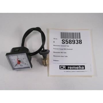 Remeha s58938 manometer inclusief tule beschikbaar voor biedingen