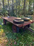 Platte  wagen, 100 liter of meer, Ophalen of Verzenden, Zo goed als nieuw, Transportkar