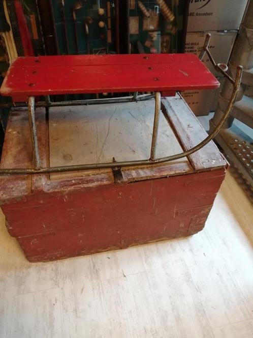 PRACHTIGE ANTIEKE AMERIKAANSE SLEE IN MOOIE GELEEFDE STAAT., Antiek en Kunst, Curiosa en Brocante, Ophalen of Verzenden