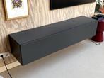 2x Italiaanse LEMA wandkasten in de kleur Antraciet, Huis en Inrichting, Kasten | Wandmeubels, Ophalen, Gebruikt, Minder dan 150 cm