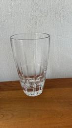Hoge kristallen vintage vaas, periode 1970, Overige kleuren, Ophalen of Verzenden, Minder dan 50 cm, Glas