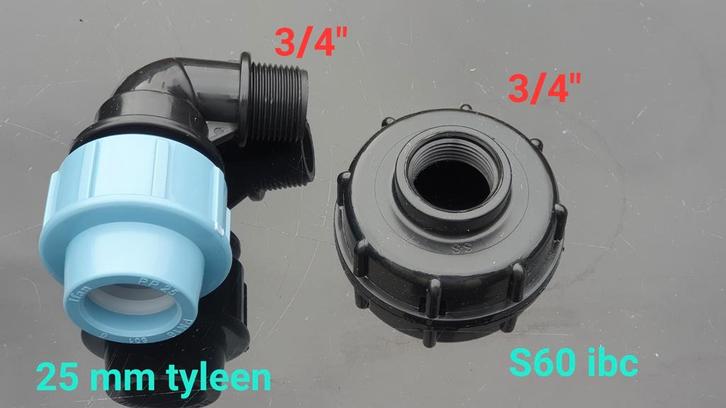 IBC aansluiting Tyleen HAAKS, Tuin en Terras, Regentonnen, Nieuw, 150 liter of meer, Ophalen of Verzenden